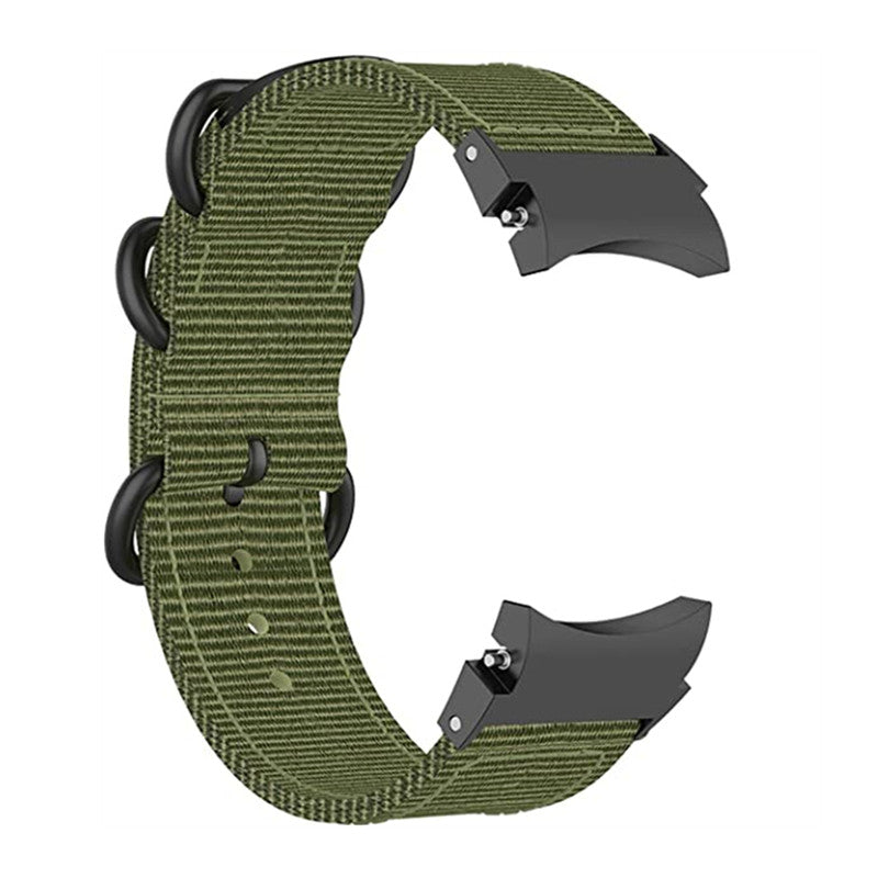 For Samsung Galaxy Watch 5 40mm 44mm Watch 5 Pro 45mm Watch4 40mm 44mm Nylon Watch Band Three Loops Adjustable Strap Replacement For Samsung Galaxy Watch 5 40mm 44mm Watch 5 Pro 45mm Watch4 40mm 44mm Nylon Watch Band Three Loops Adjustable Strap Replacement